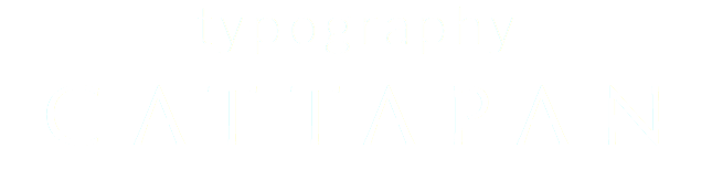 typography CATTAPAN